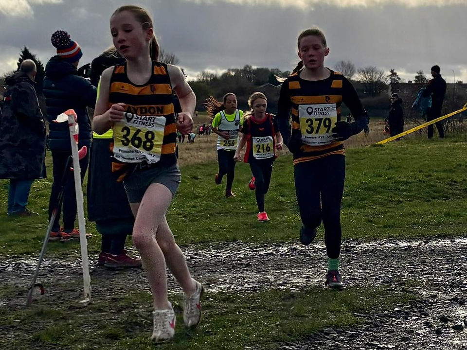 Blaydon athletes at NEHL Wrekenton Cross Country 23 November 2025