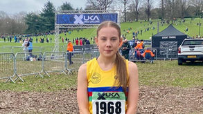 Ellie Fellows at the Inter Counties Cross Country Championships 2026