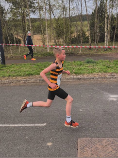 Blaydon athlete at the Elswick Good Friday Relays