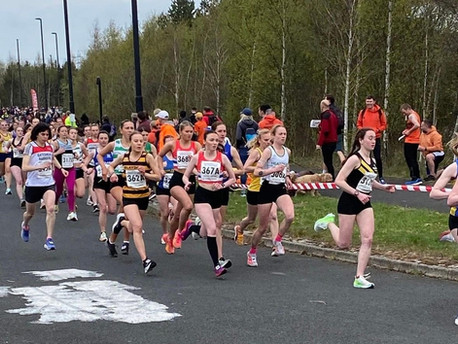 Athletes at the Elswick Good Friday Relays