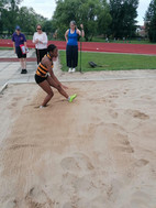 Blaydon athletes in action at NEYDL