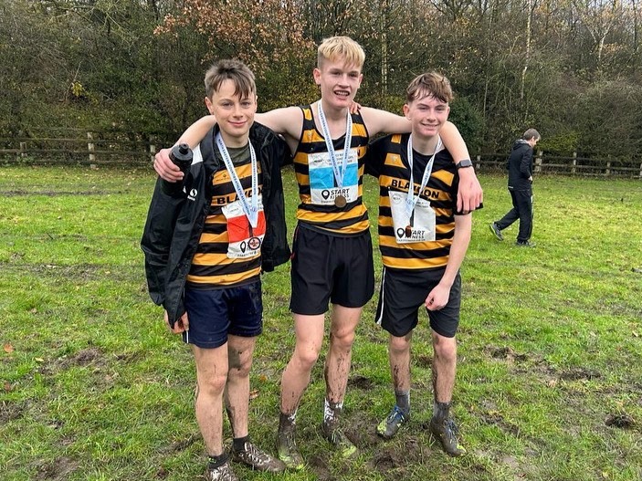 Under 15 boys XC team