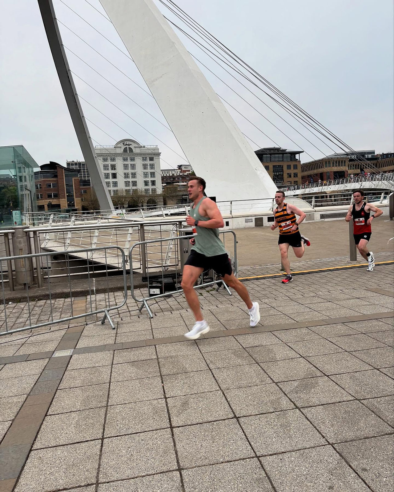 Blaydon athlete at the Quayside 5k