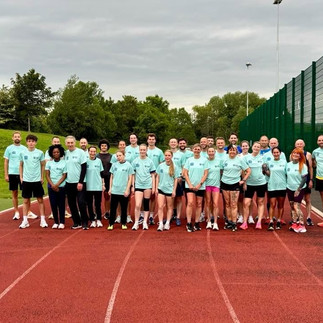Blaydon Harriers in their Blaydon Race t-shirts