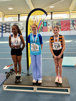 Blaydon athlete at the NECAA Indoor Track Championships