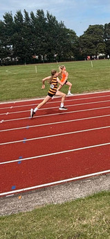 Blaydon athletes in action at NEYDL