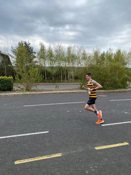 Blaydon athlete at the Elswick Good Friday Relays