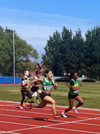 Blaydon athletes in action at NEYDL