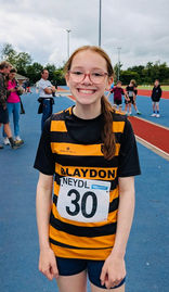 Blaydon athletes at NEYDL 22 June 2025