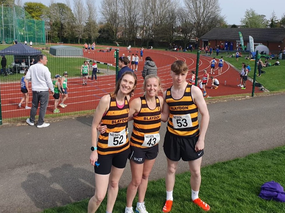 Blaydon athletes at the NESDL