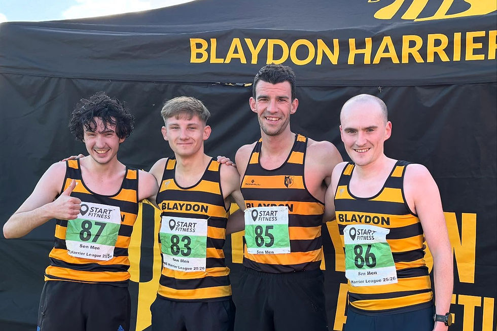 Blaydon athletes at NEHL Lambton Estate Cross Country