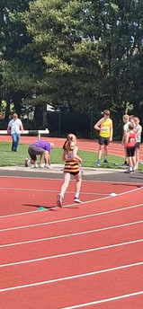 Blaydon athletes in action at NEYDL