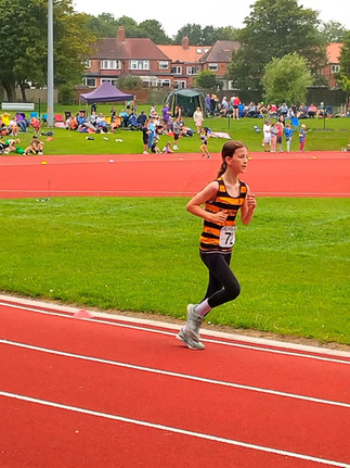 Blaydon athletes in action at NEYDL