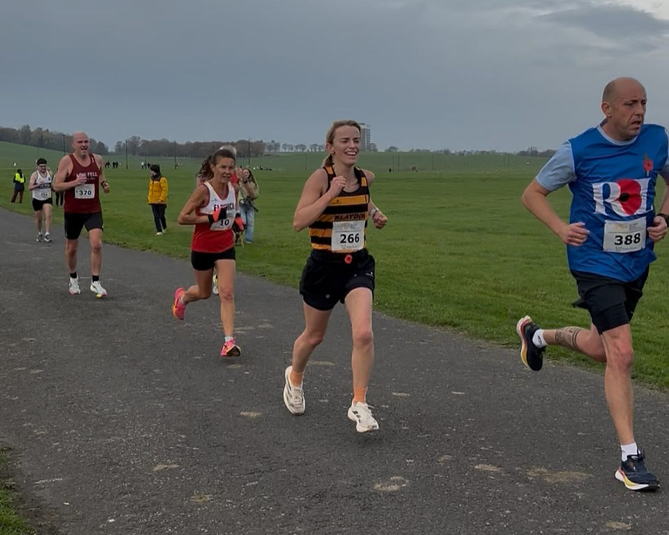 Blaydon athletes at the Heaton Harriers Memorial Races