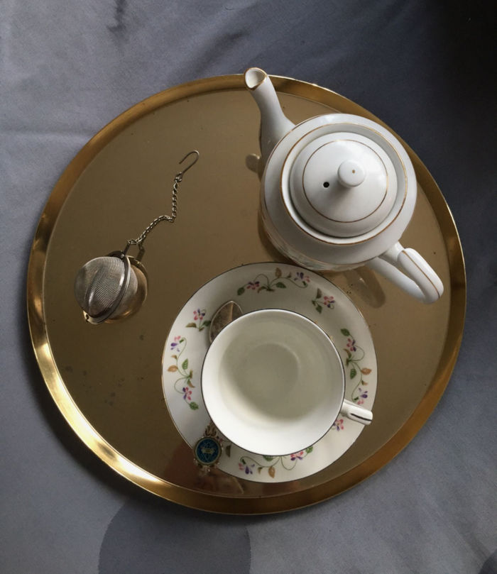 but first, tea.