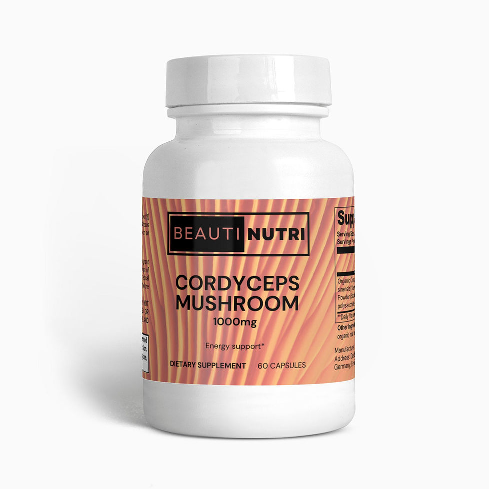 Cordyceps Mushroom Capsules – Natural Energy & Endurance Support