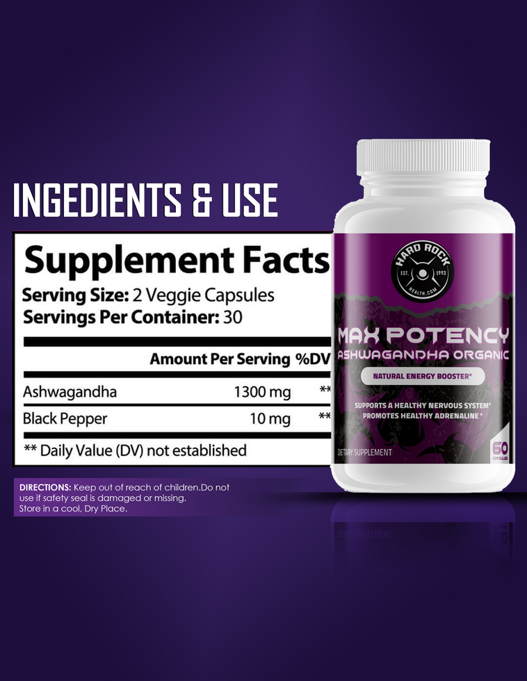 Organic Ashwagandha – A powerful adaptogen for energy and adrenal health