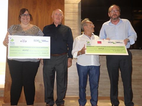 ENTREGA RECAUDACIÓN V FIESTA SOLIDARIA ELCHE PARQUE EMPRESARIAL