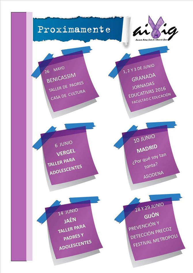 EVENTOS AIVIG MAYO Y JUNIO 2016