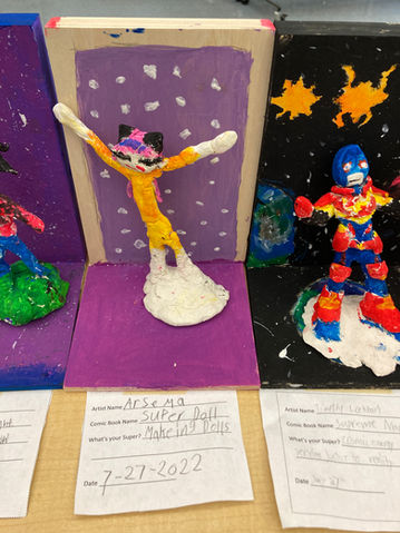 Artist Led Teaching - Gallery Kids 3-D Super Me