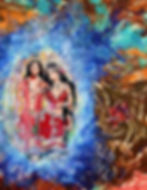 Lord Vishnu & Goddess Lakshmi at the dawn of creation