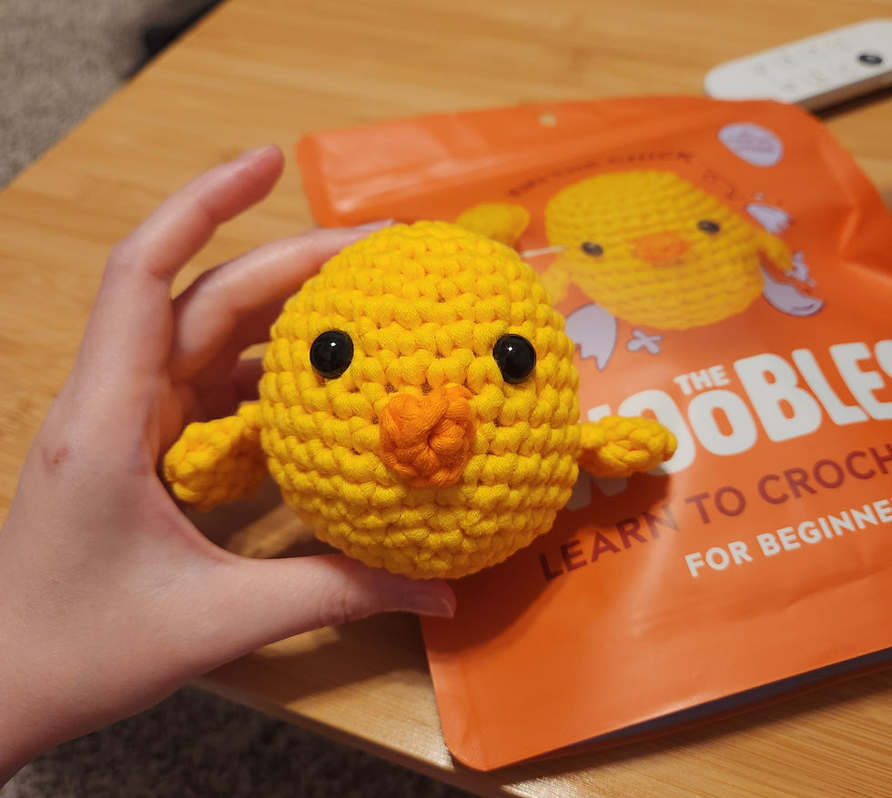 My first ever amigurumi. Not bad for a beginner, i can tell my stiches are not that even lol