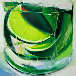 Greens (limes and mint)