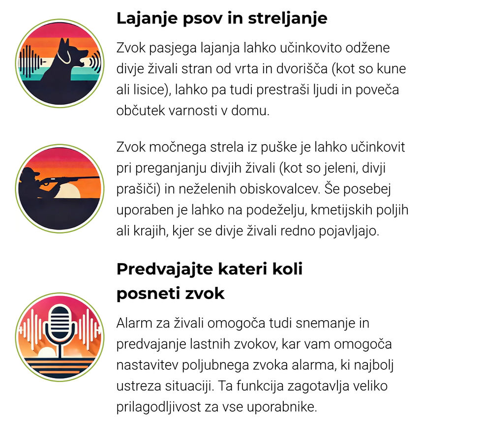 Sličica: ODGANJALEC s senzorjem gibanja in LED lučko