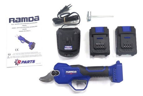 Sličica: RAMDA ŠKARJE 20V, REZ do 26mm, 2x BATERIJE 2.5Ah+POLNILEC