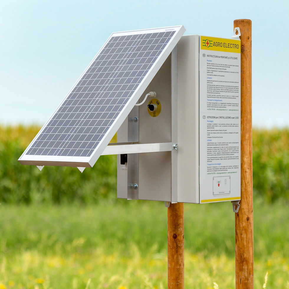 Sličica: DL 3200 električni pastir z 30 W solarnim panelom