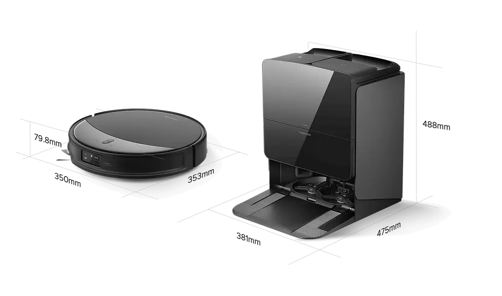 Sličica: Roborock Saros 10R s samočistilno postajo, črn