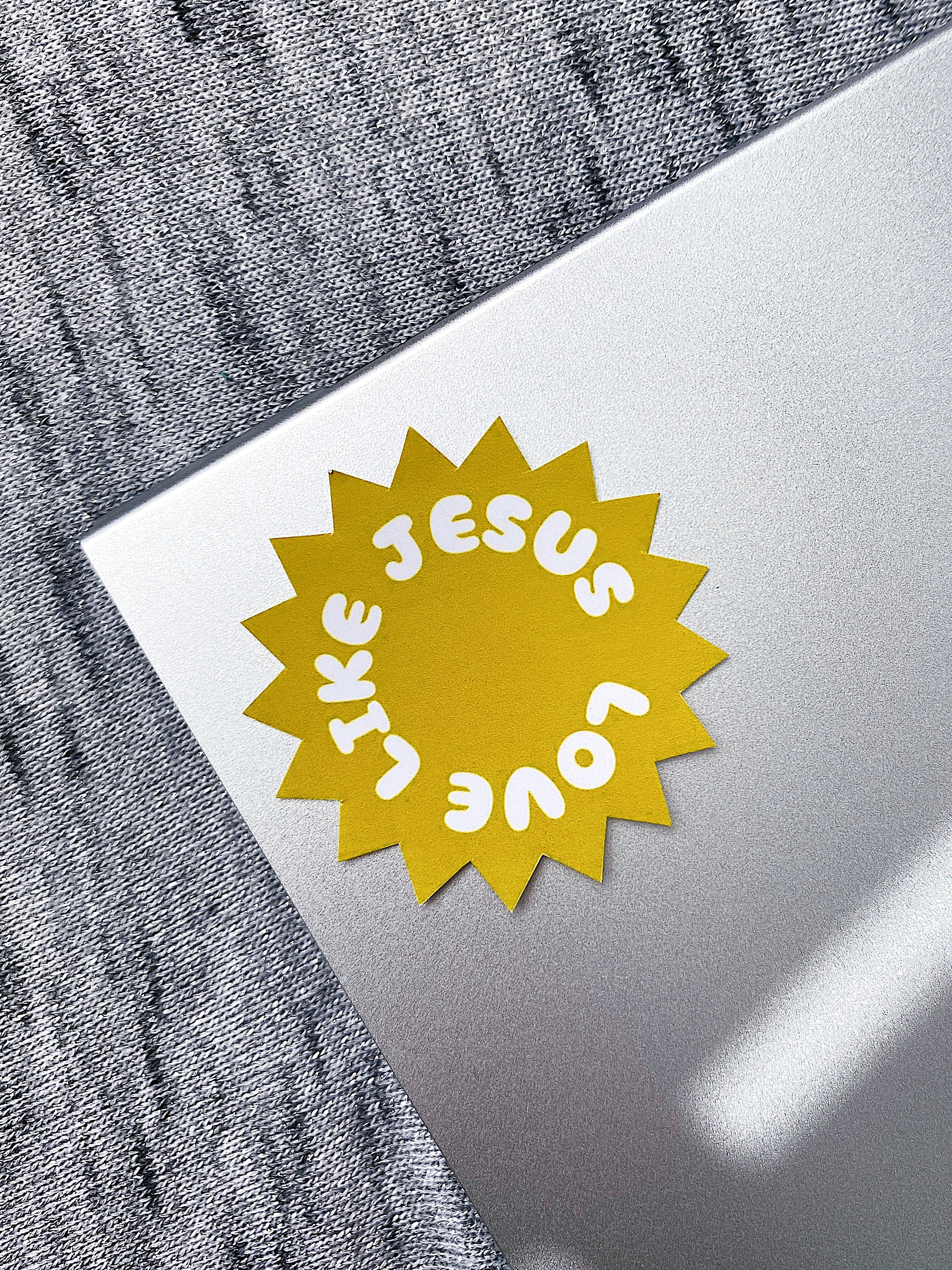 Sticker "Ama como Jesús"