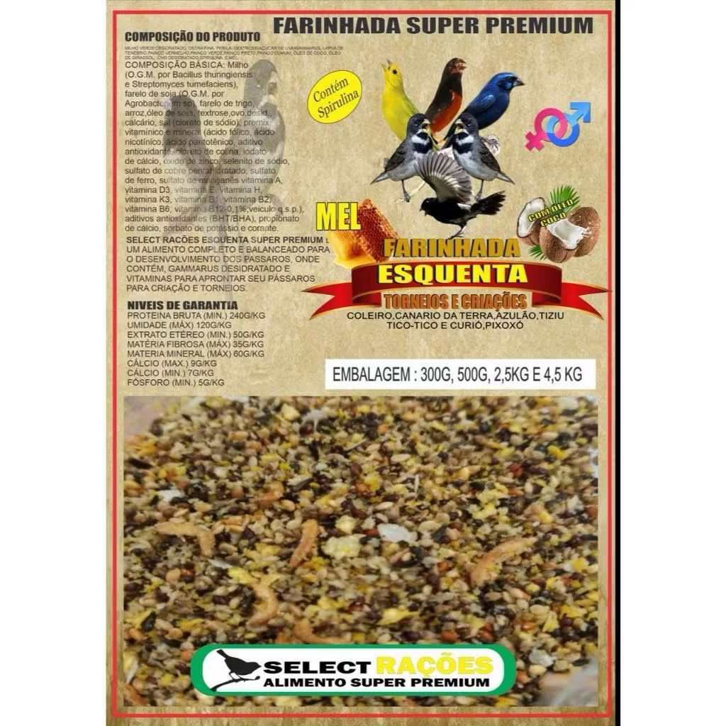 Farinhada Coleiro Esquenta 500g
