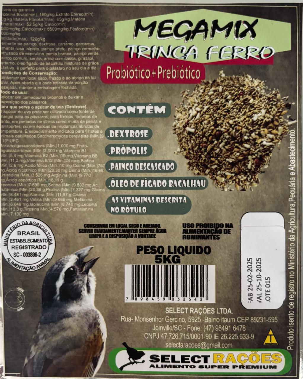 Trinca Ferro Mega Mix Probiótico - 500g