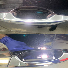 Before & After: Car door handle detailing