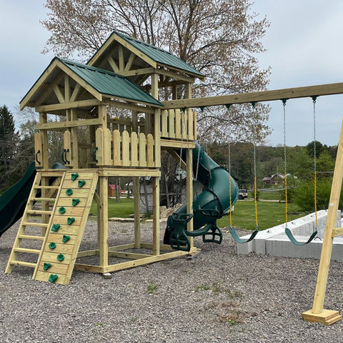 Playset Swingset_Amish Construction_ALH_custom homes, sheds, chicken coops, furniture for sale_outdoor building solutions_Knox, PA_814