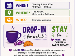 BADIG Tea & Coffee Morning at The Atrium