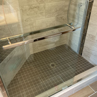 after bathtub to shower full conversion by Mr Ceramic Tile and Bathroom Renovations