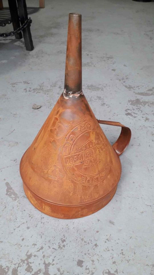 Thumbnail: Rusty Harley Petrol Funnel with P&P