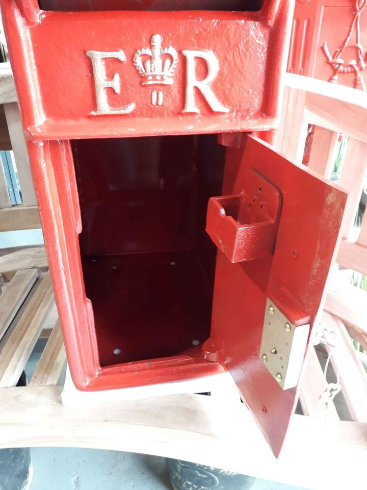 Thumbnail: New Royal Mail ER Post Office Letter Box P&P