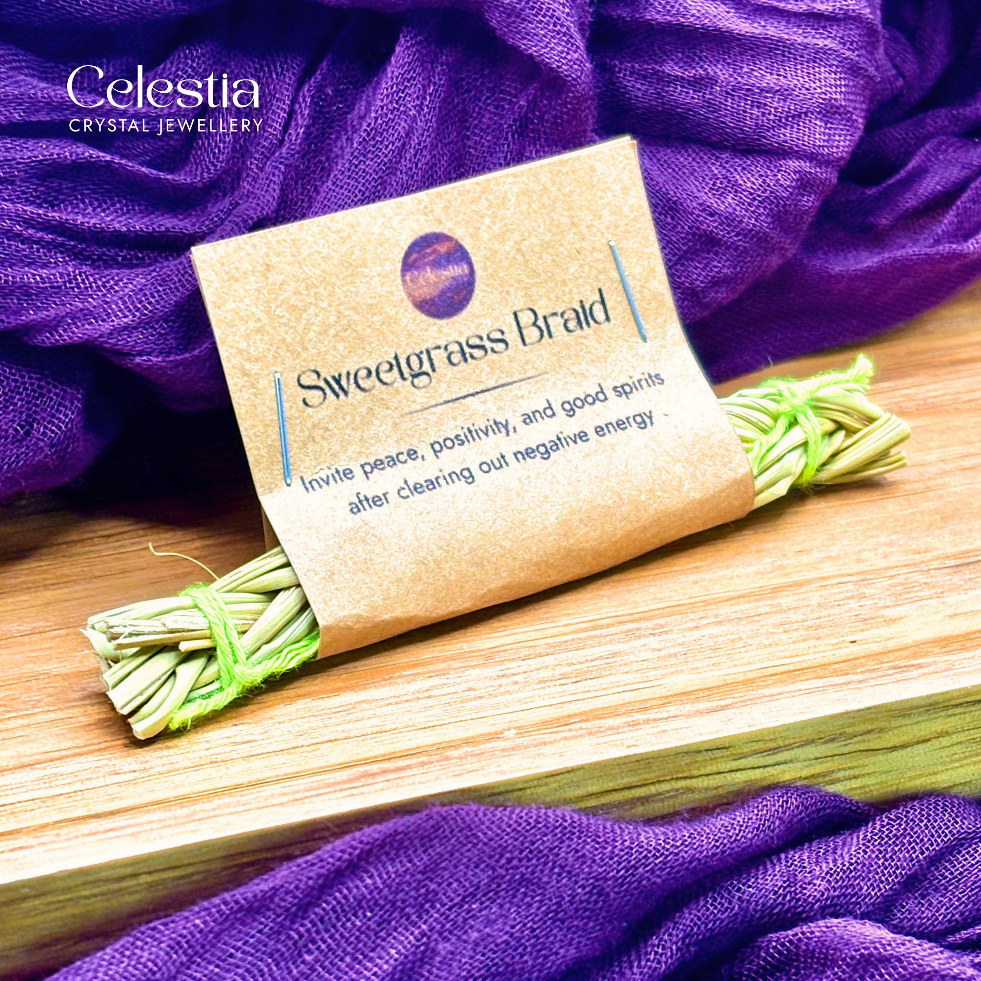 Sweetgrass Braid Smudge Stick