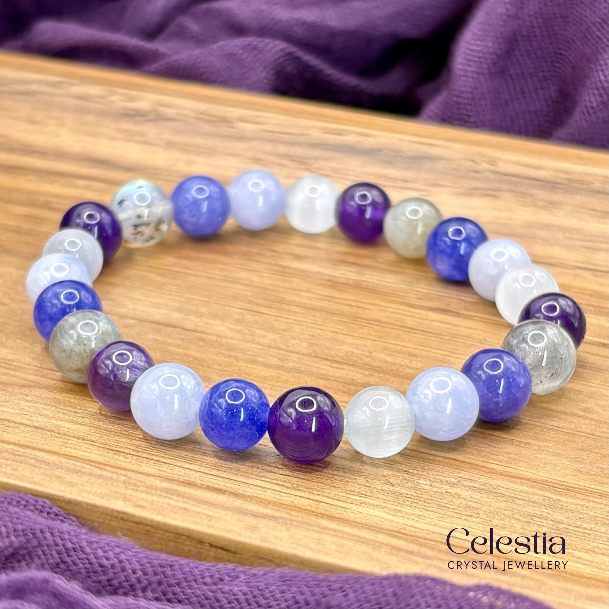 Spirit Guide Bracelet | Natural Gemstone Crystal Stacking Jewellery