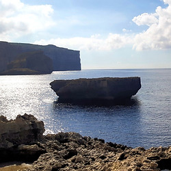 dwejra bay Gozo Malte fungus rock mer vacances holidays