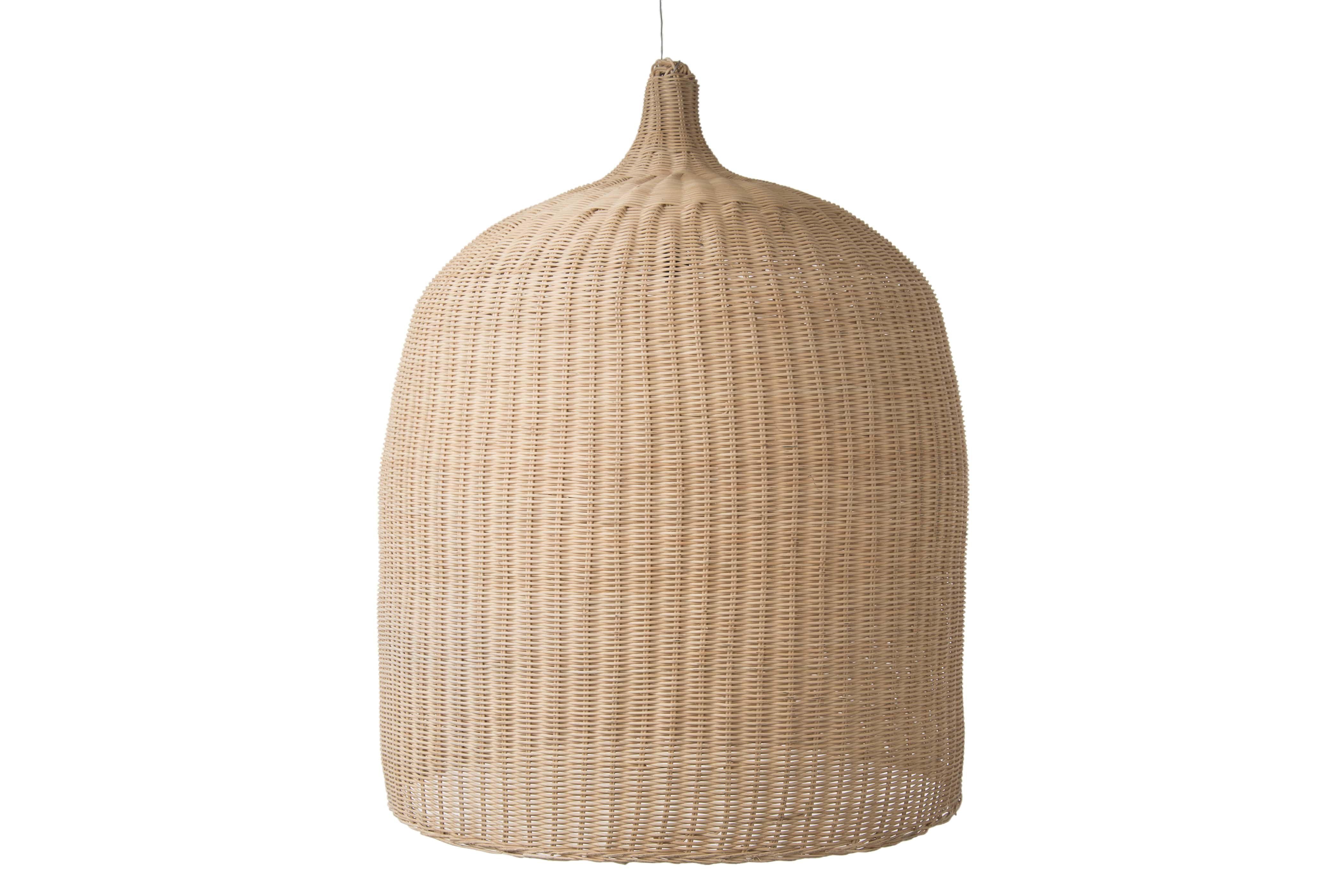 LÁMPARA MIMBRE CAMPANA