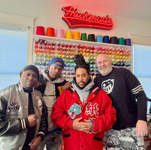 Huckmade Sol Messiah and Scienz of Life varsity jackets