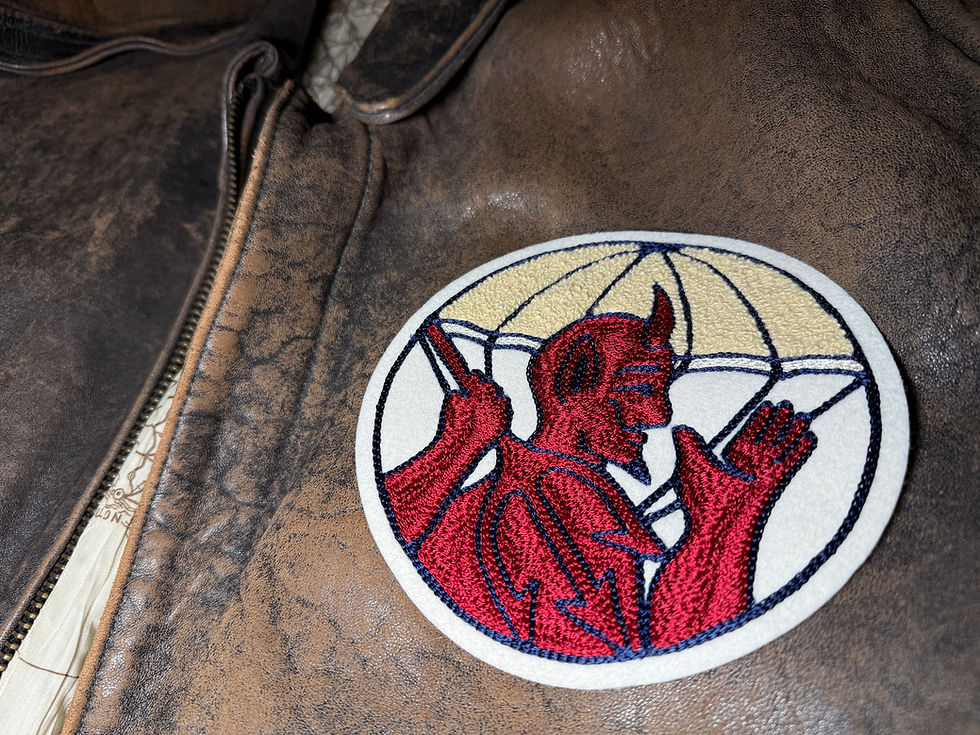 Thumbnail: Replica 504th Red Devils Chainstitch and Chenille Patch