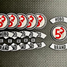 Custom Chenille and chainstitch jacket patch set
