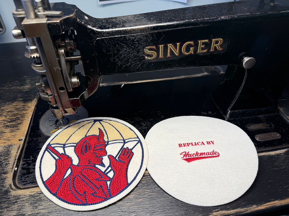 Thumbnail: Replica 504th Red Devils Chainstitch and Chenille Patch