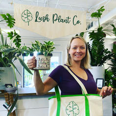 Lush Plant Co. Banners, totes and homegoods