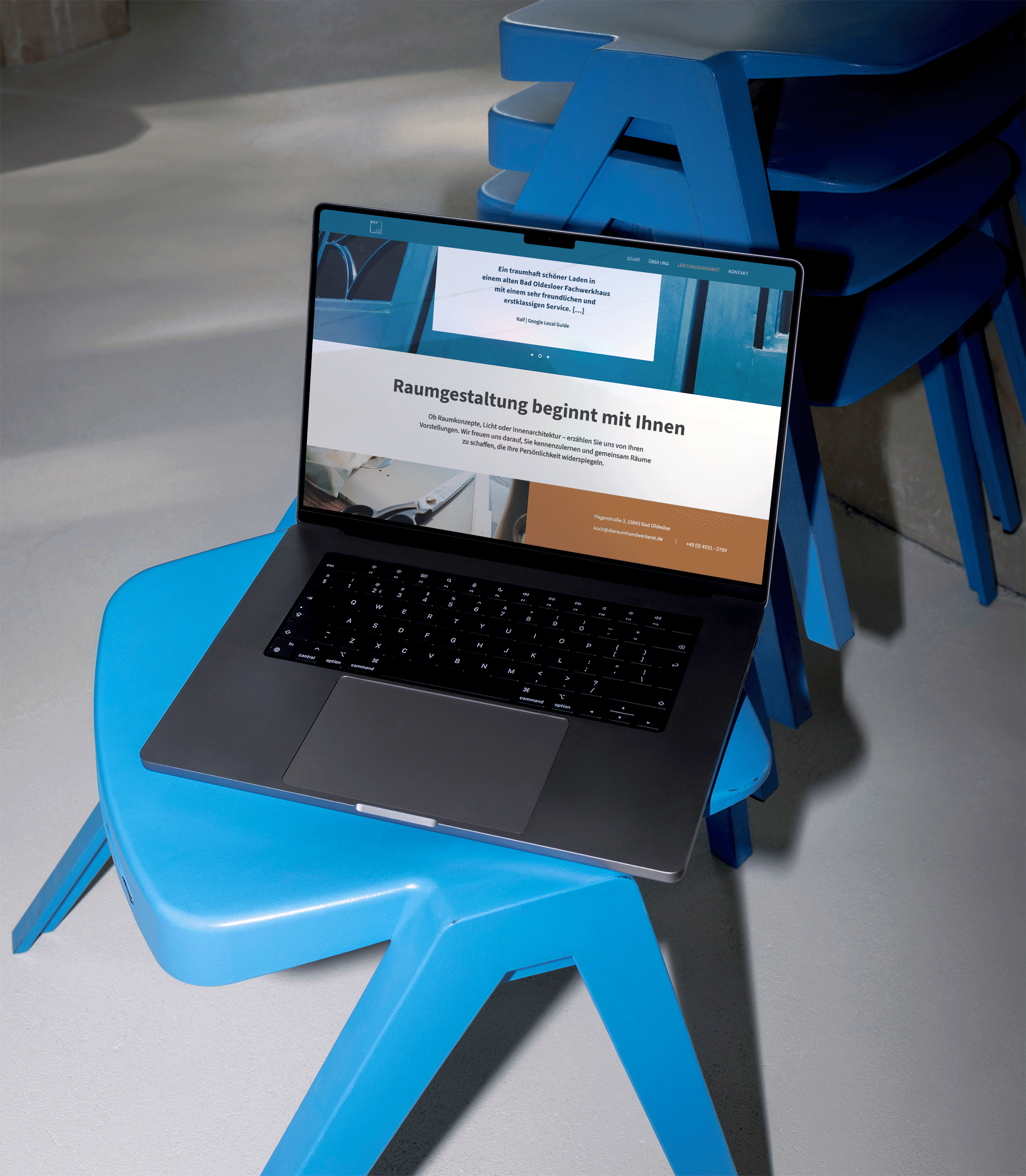 Website Koch - Die Raumhandwerkerei